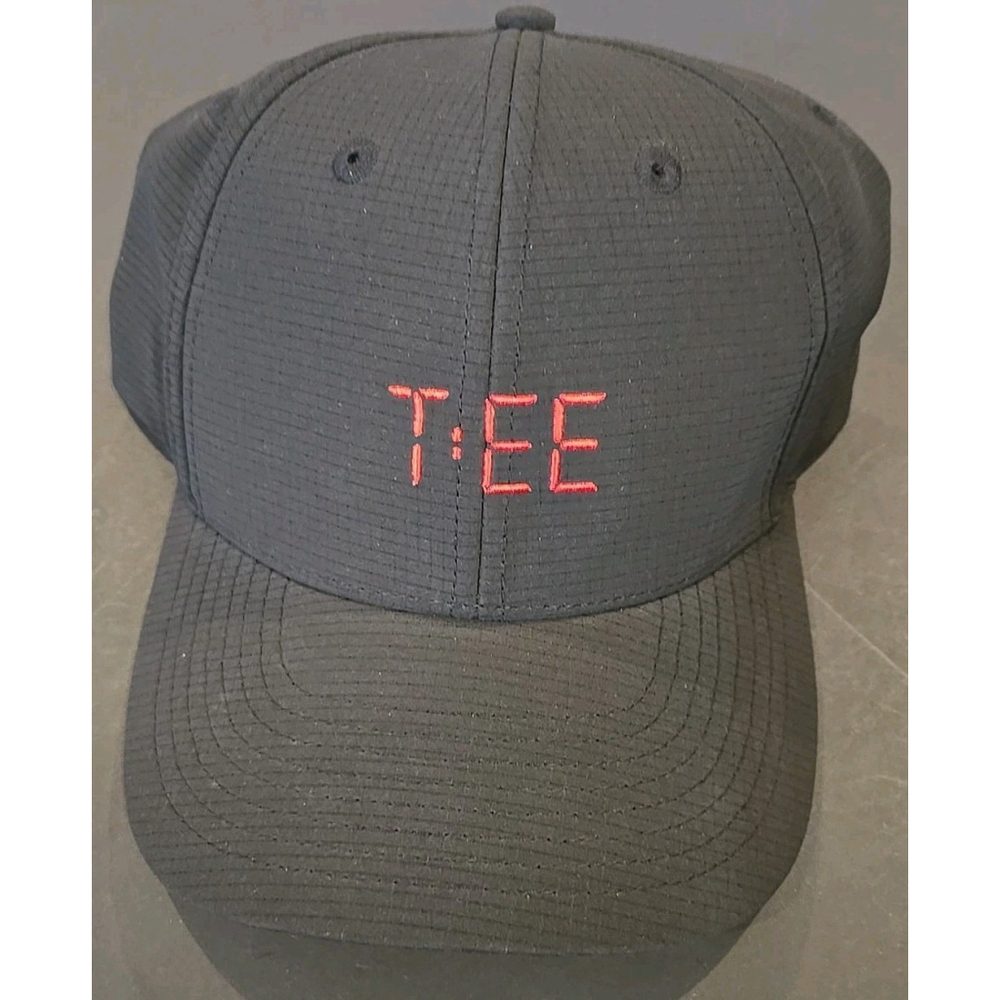 Waggle Golf Hat OSFM Black Tee Time Performance Dad Cap Adjustable NWT (C-50